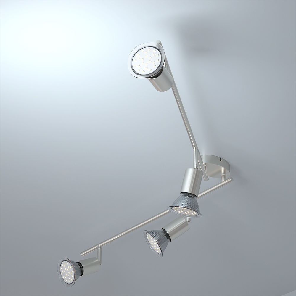 Monza Plafondlamp "Amaryllis" 4 lampen