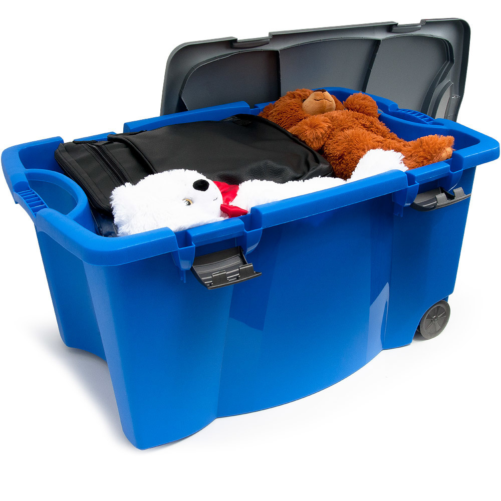 DBA Jumbo-rolbox blauw met 2 handgrepen 170 liter
