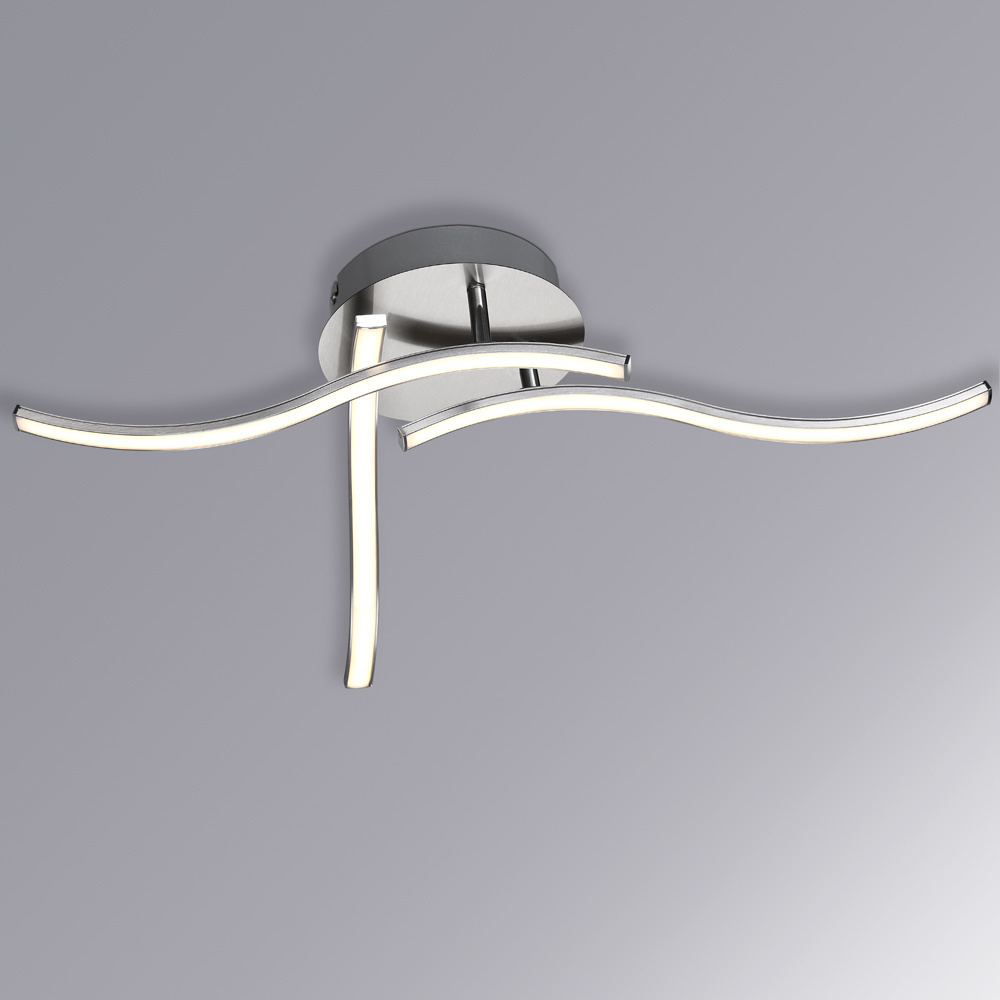Monza LED-plafondlamp Tripple 3-lampen