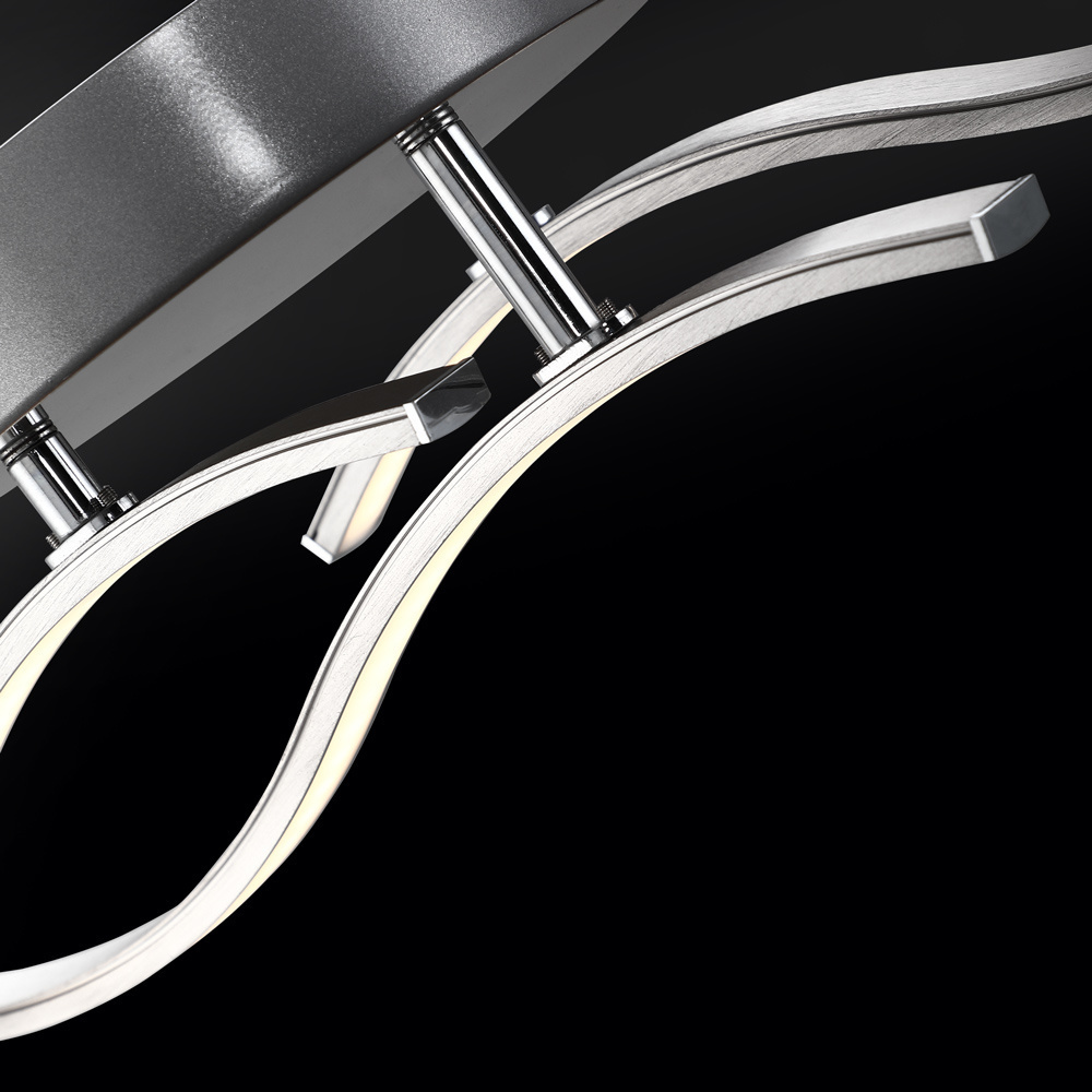 Monza LED-plafondlamp Tripple 3-lampen