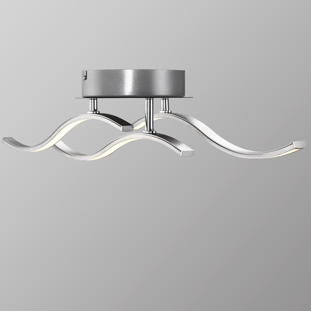 Monza LED-plafondlamp Tripple 3-lampen