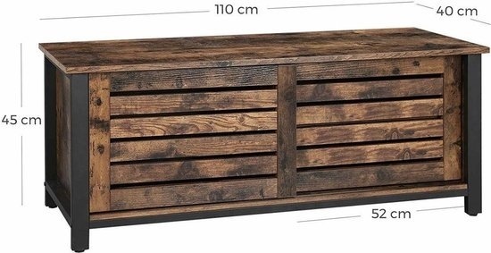 Hoout TV-meubel/ TV-kast/ TV-tafel 110x40x45 cm