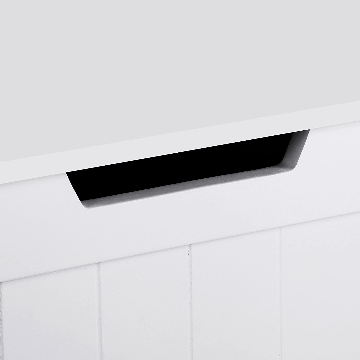 Hoout Opbergbox/ Opbergkist / Speelgoedkist - 76 x 48 x 40 cm (b x h x d) - Wit
