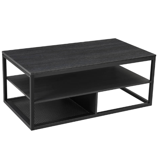 Hoout Salontafel industrieel - 100x60x45 cm