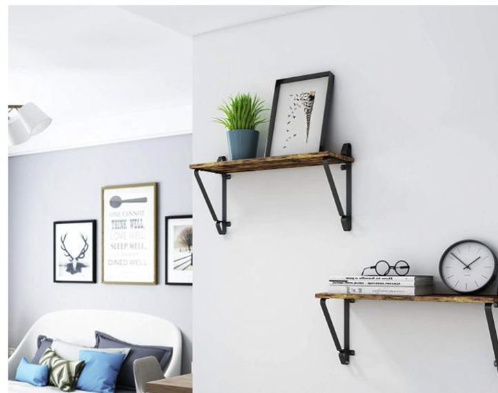 Hoout Wandplank - 60x20x33 cm