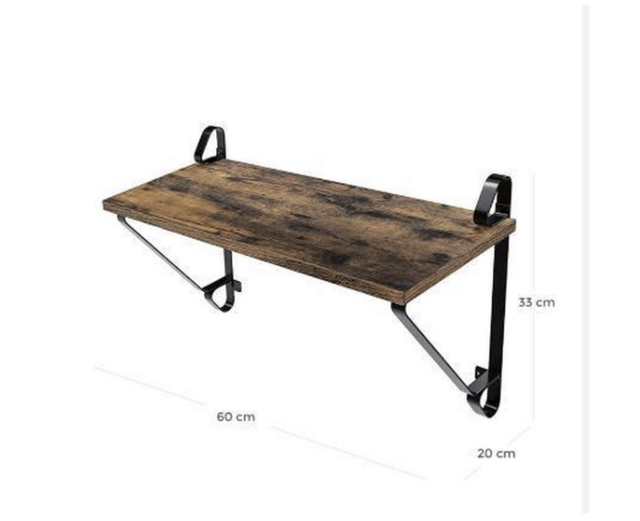Hoout Wandplank - 60x20x33 cm