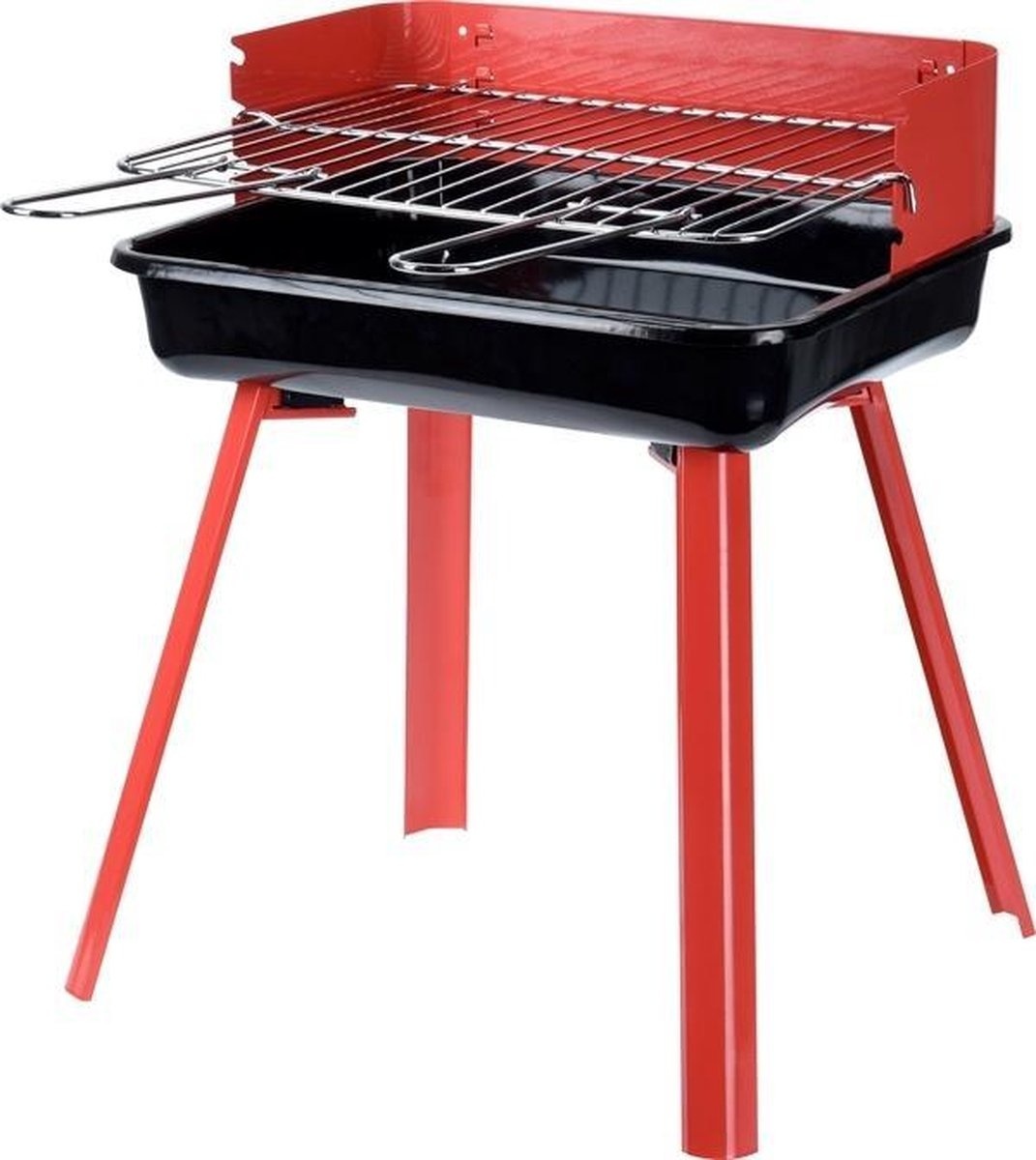 BBQ Barbecue - Compact - 45cm - Grilloppervlak 33 x 26 cm - Rood