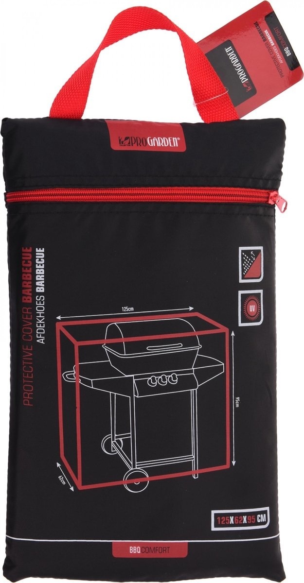 ProGarden Luxe Rechthoekige BBQ hoes - 125x62x95 cm