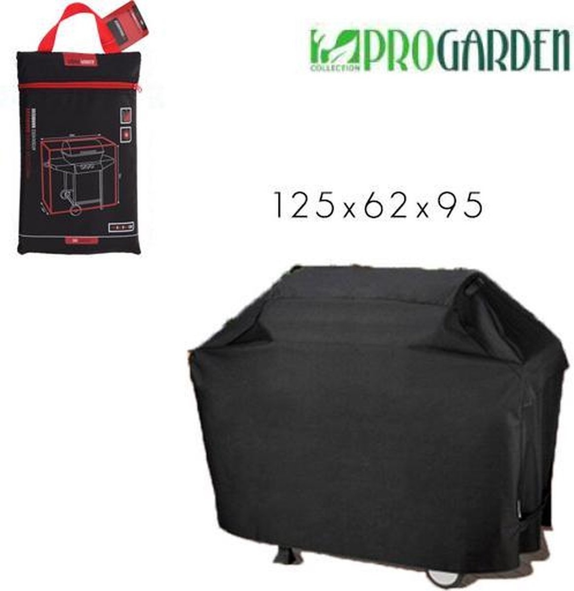 ProGarden Luxe Rechthoekige BBQ hoes - 125x62x95 cm