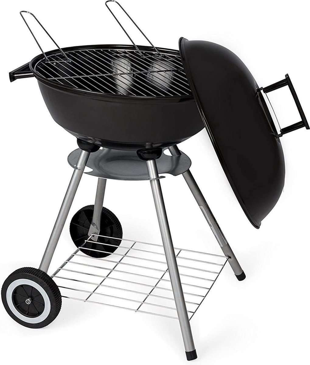 BBQ Collection Houtskool Barbecue Op Wielen met Thermometer - Ø47 cm