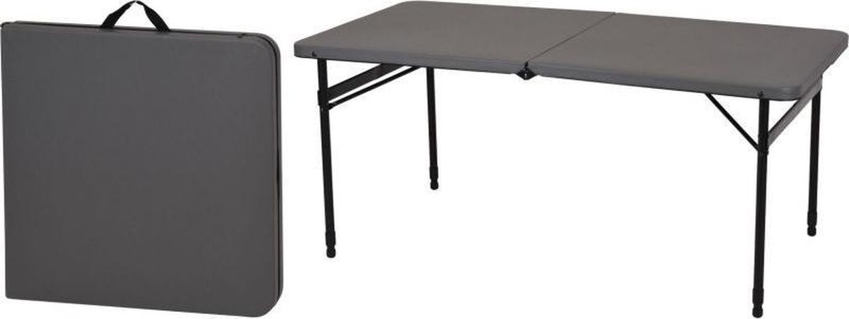 Redcliff Inklapbare Tafel - 122 x 61 cm - Grijs