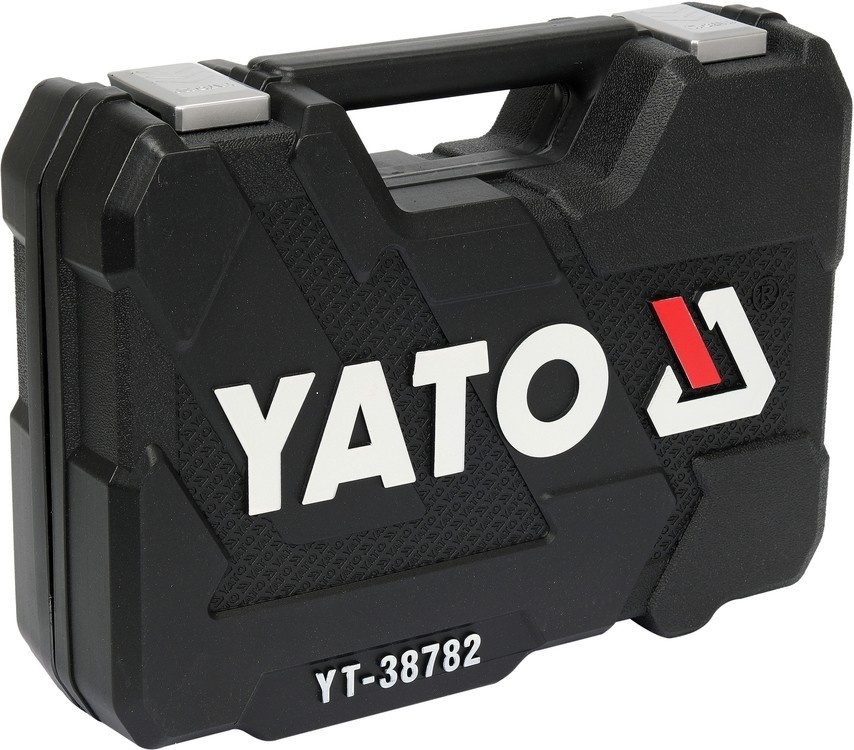YATO Professionele Dopsleutelset en bitset - 72-Delig - 1/2"& 1/4"