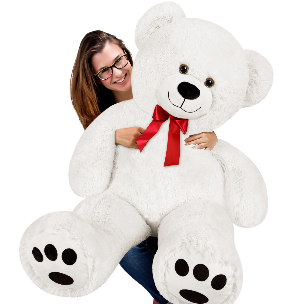 Deuba Teddybeer XXL - Knuffelbeer - Wit