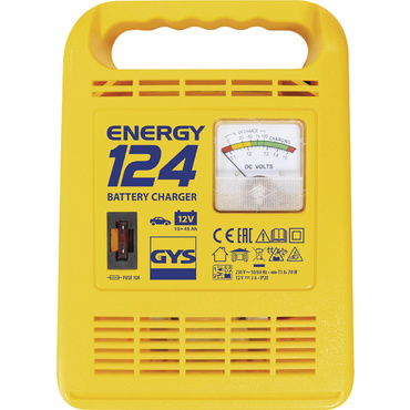 GYS Acculader Energy 124 - 10-45 Ah - 70 W - Voor auto, scooter en motorfiets
