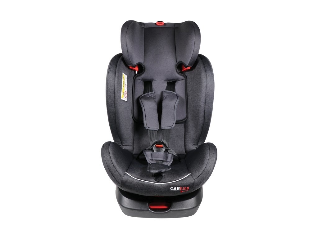 Carkids kinderzitje/autostoel ISOFIX 360 graden draaibaar - Grijs