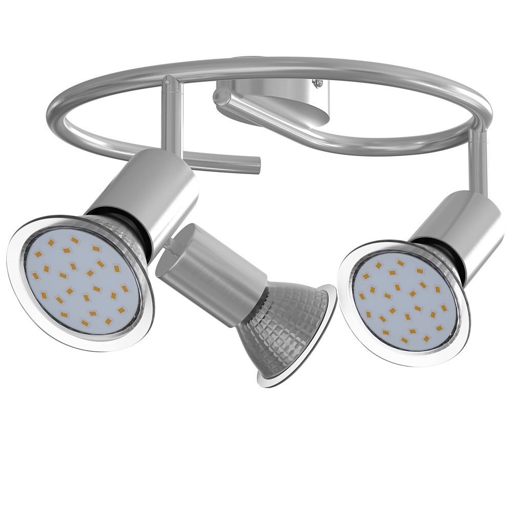 Monzana Plafondlamp "Amaryllis" 3 lampen rond