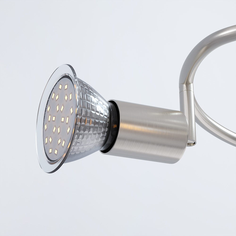 Monzana Plafondlamp "Amaryllis" 3 lampen rond