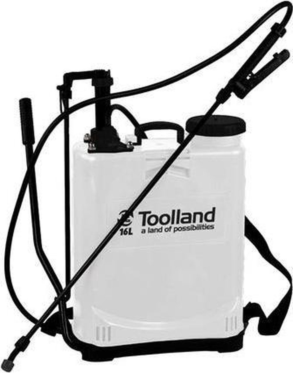 Toolland Drukspuit - 16 L - incl. 3 Sproeistukken