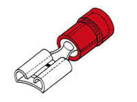 Vrouwelijke Connector 4.8Mm Rood