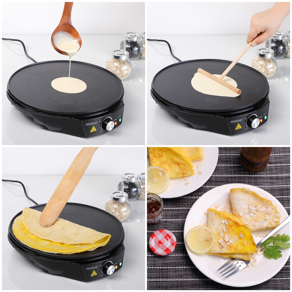 Monza Crêpemaker - 1200W - incl. accessoires