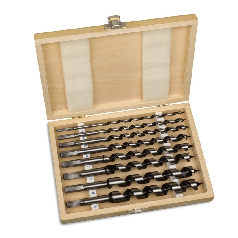 Werkzeug Boorbitset - Spiraal - 8 delig - 12, 20, 32 mm