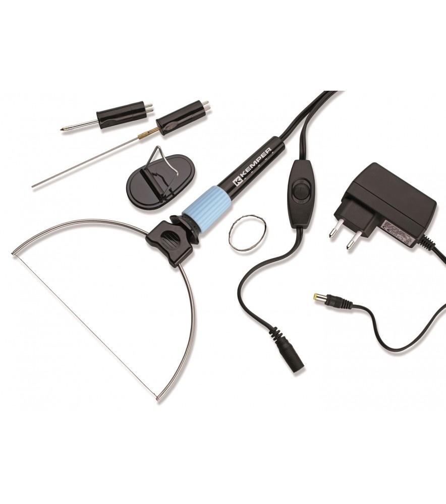 Kemper Piepschuim snijder - polystyreen snijder- 3-in-1 - 6W - 280°C - incl. extra reservedraad