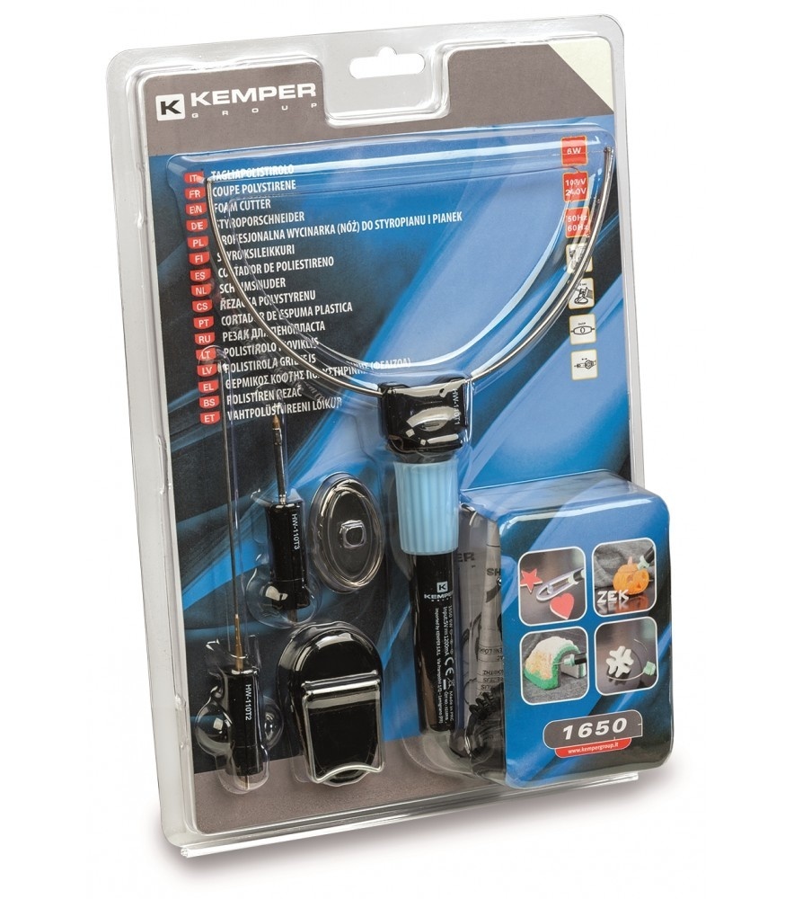 Kemper Piepschuim snijder - polystyreen snijder- 3-in-1 - 6W - 280°C - incl. extra reservedraad