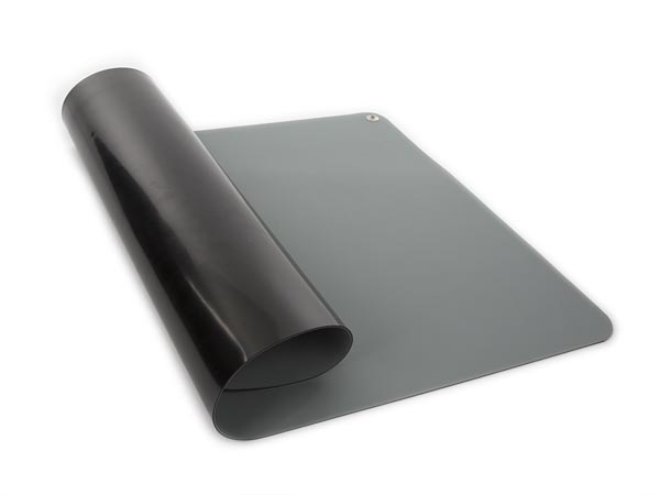 Velleman Antistatische mat met aardingsnoer - 30 x 55 cm - Grijs