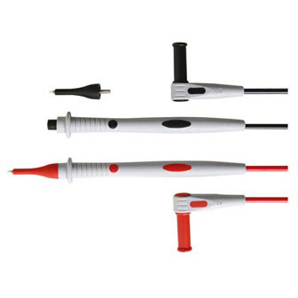 Set Met Pvc Meetsnoeren - Cat Iii 1000 V - 10 A - 18 Awg - Lengte 100 Cm
