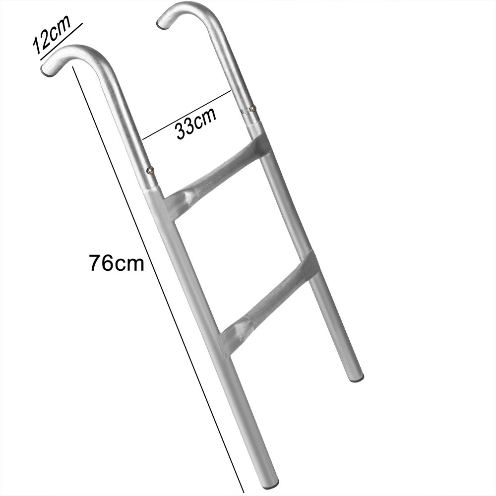 Monzana Trampolinetrap 76 cm / 2 metalen treden