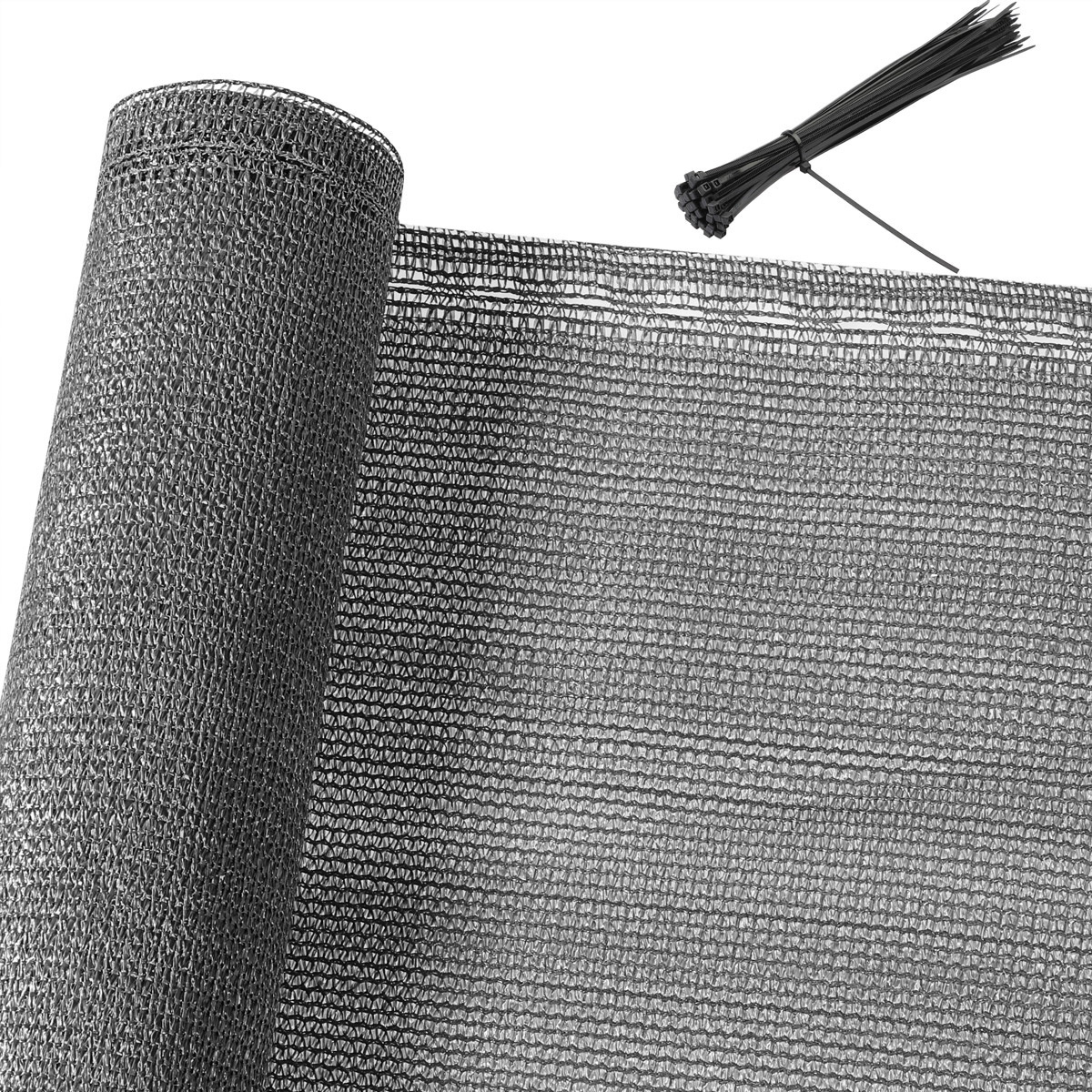 Deuba Balkon Privacy Scherm Antraciet 1,4x10m