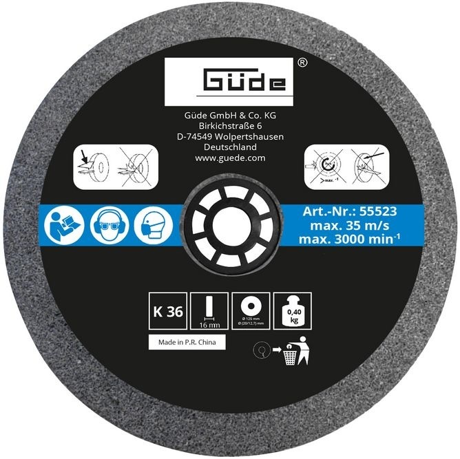 Güde Slijpschijf 125x16x20 mm K36