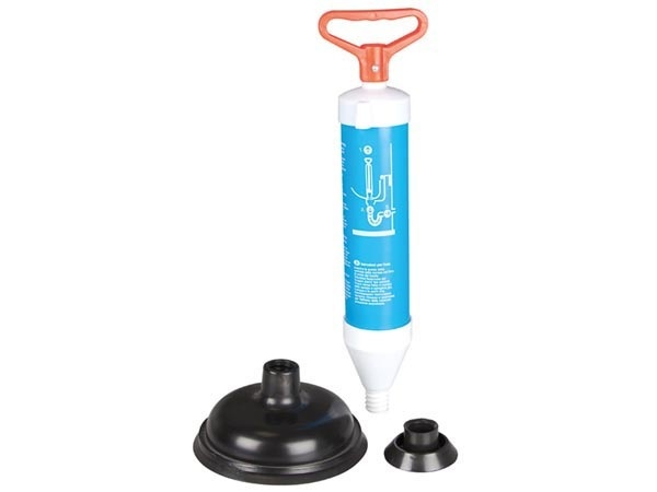 Perel ontstopper met zuignap - Quick fix - met 2 zuignappen Ø 7 & 16 cm