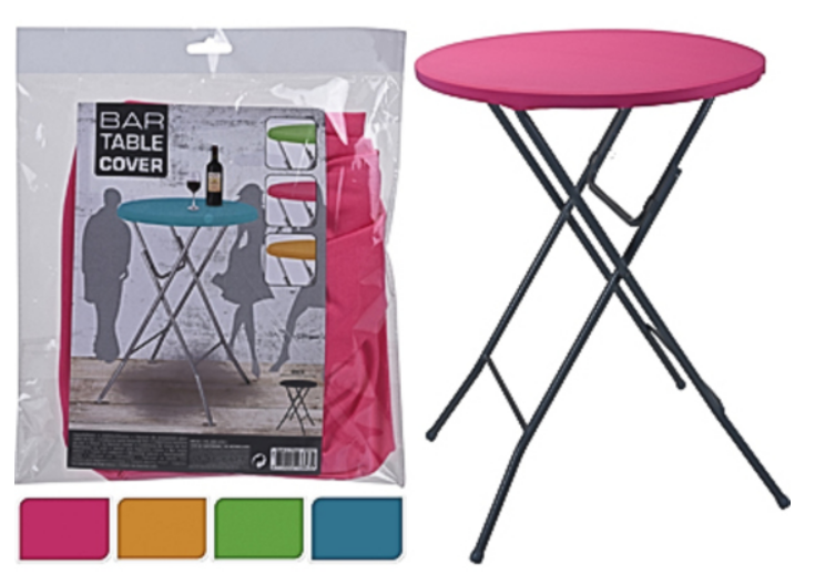 Statafelhoes voor Vouwtafel / Bistrotafel - voor 80cm Tafel - Geel