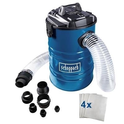 Scheppach Stofafzuiging DC1000- 1200W | 220-240V | 65 liter| Incl. 4 stofzakken