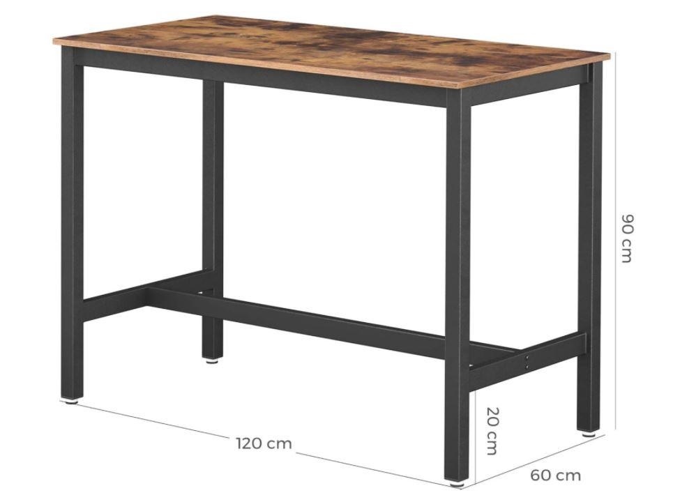 Hoout Industriële bartafel - 120x60x90 cm