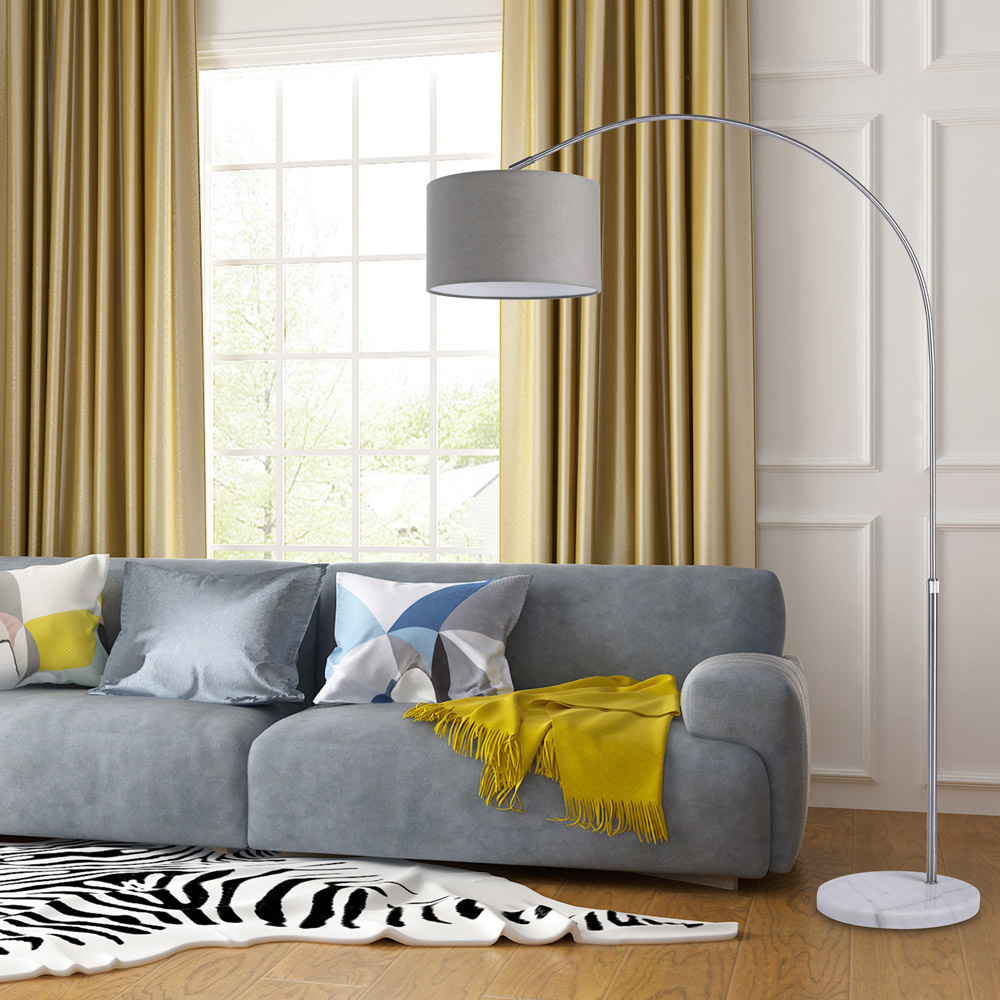 Monzana Booglamp L met marmeren voet