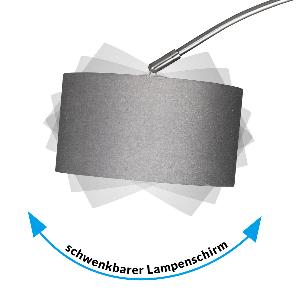 Monzana Booglamp L met marmeren voet