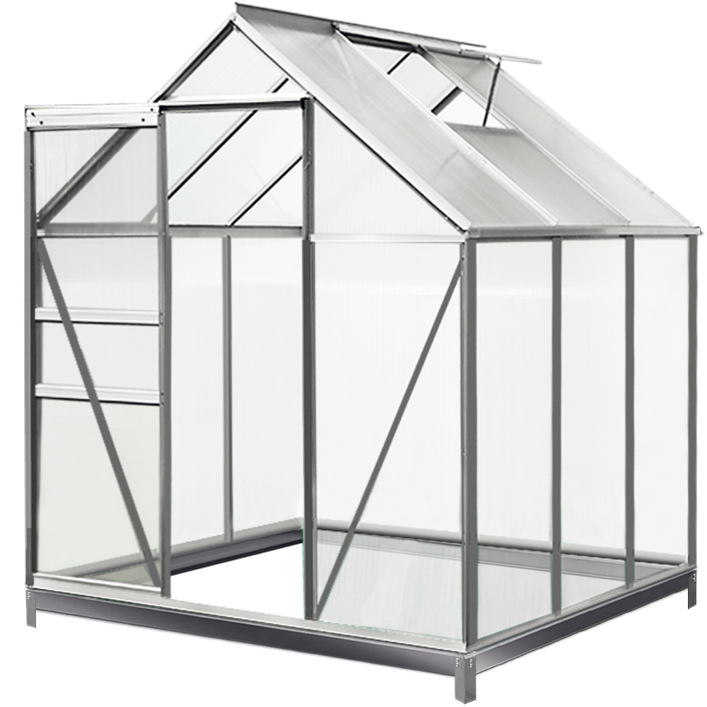 Gardebruk Aluminium Kas - MET Dakraam, Regengoot en Fundering - 5,85 m³