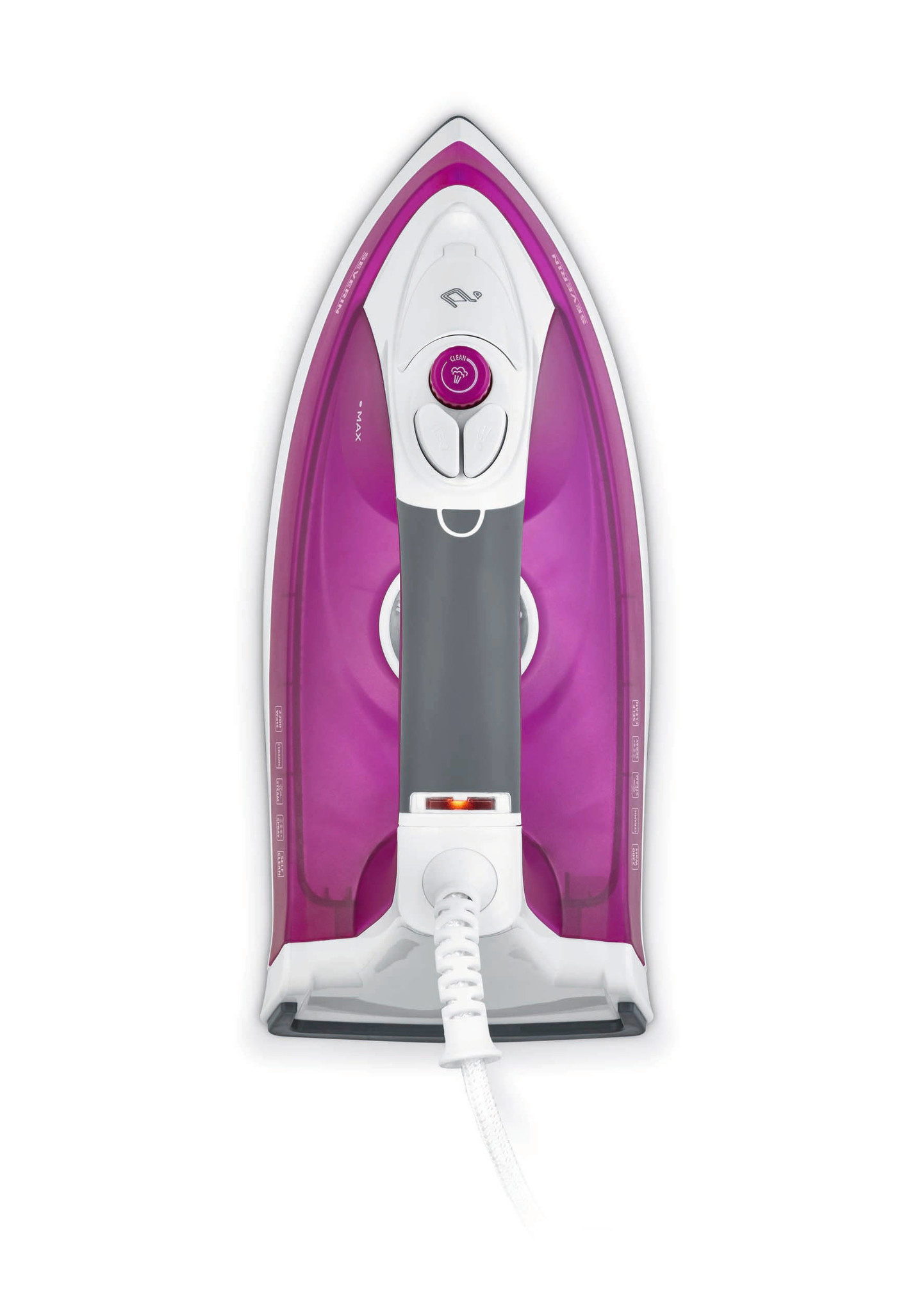 Severin Stroomstrijkijzer - 2200 Watt - Paars/Wit - 400 ml