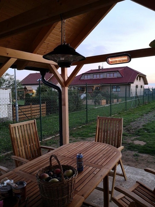 Kemper Soleado Terras- en Balkonverwarmer elektrisch | 2000W | Wandbevestiging| IP65