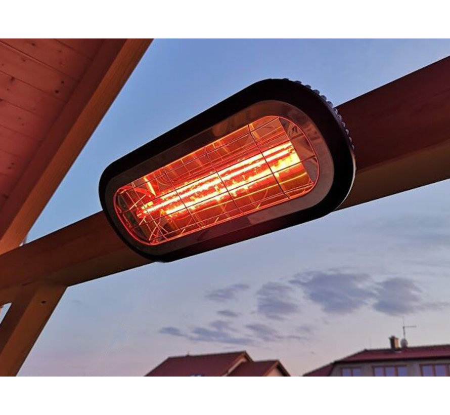 Kemper Soleado Terras- en Balkonverwarmer elektrisch | 2000W | Wandbevestiging| IP65