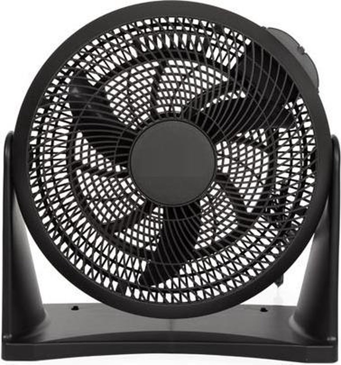 Perel Vloer- en Wandventilator ABS - MET muurbevestiging - Ø30cm - Zwart - 35W -