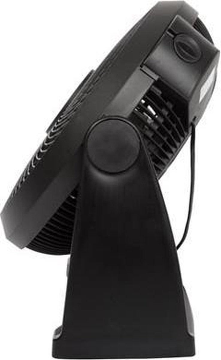 Perel Vloer- en Wandventilator ABS - MET muurbevestiging - Ø30cm - Zwart - 35W -