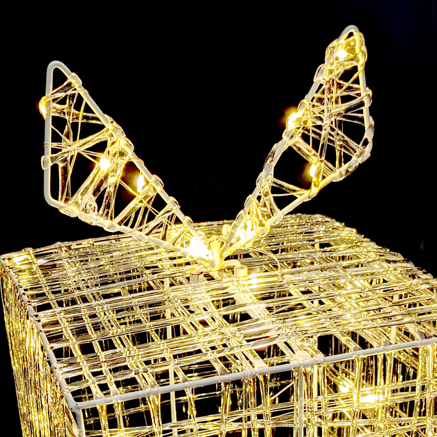 Nampook SET van 3 verlichte Geschenkdozen - 30 LED - 15 cm Hoog