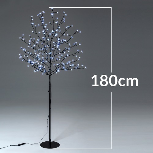 Monzana Kersenbloesemboom met 200LED's, 180cm voor binnen/buitengebruik
