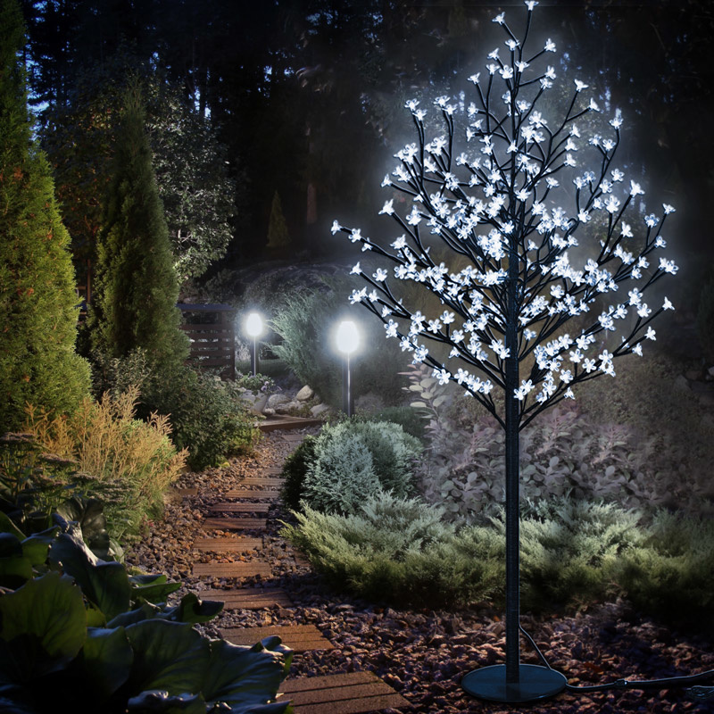 Monzana Kersenbloesemboom met 200LED's, 180cm voor binnen/buitengebruik