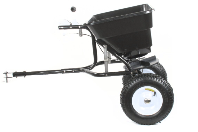 Turfmaster Strooier getrokken model - Max. inhoud 36 kg - Strooibreedte 2,5 - 3,5 m