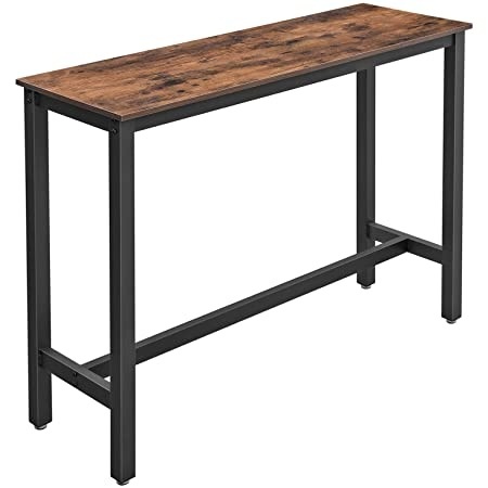Hoout smalle Bartafel - 100 x 40 x 90 cm