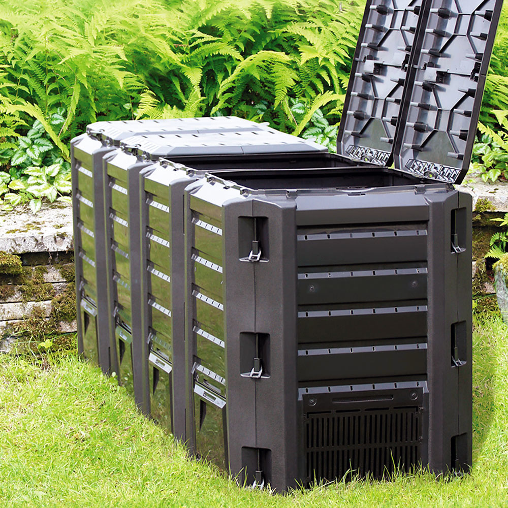 Prosperplast Snelle compostbak 1600L - Quatro - 261 x 72 x 83cm